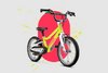 WOOM GO 2 14  neon lime 3–4,5 Jahre • 95–110 cm 5,2 kg